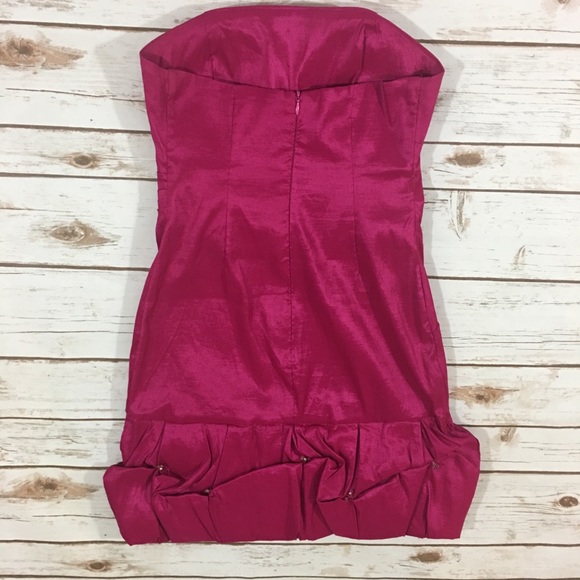 Romeo Juliet Couture Strapless Dress - Picture 5 of 6